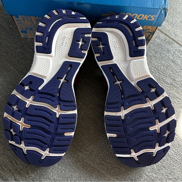 EUC Brooks Ghost 14 Women’s Size 8 Navy Pink Comfort Support Running Sneakers - Picture 5 of 16